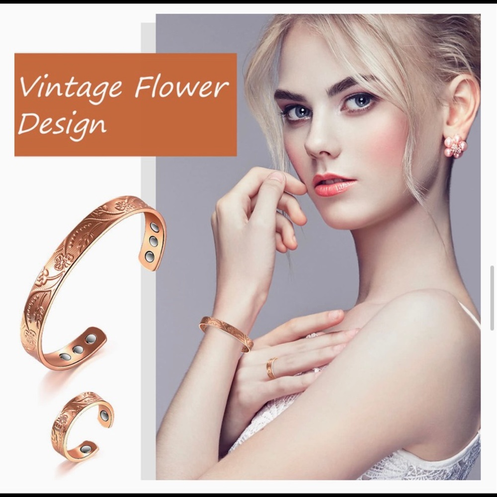 Copper magnetic bracelet/ring
